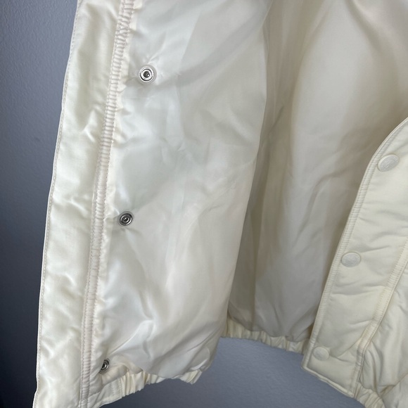 Kool! Italian Puffer Jacket White Milan Designer Winter Women’s Medium EUC - Picture 6 of 16